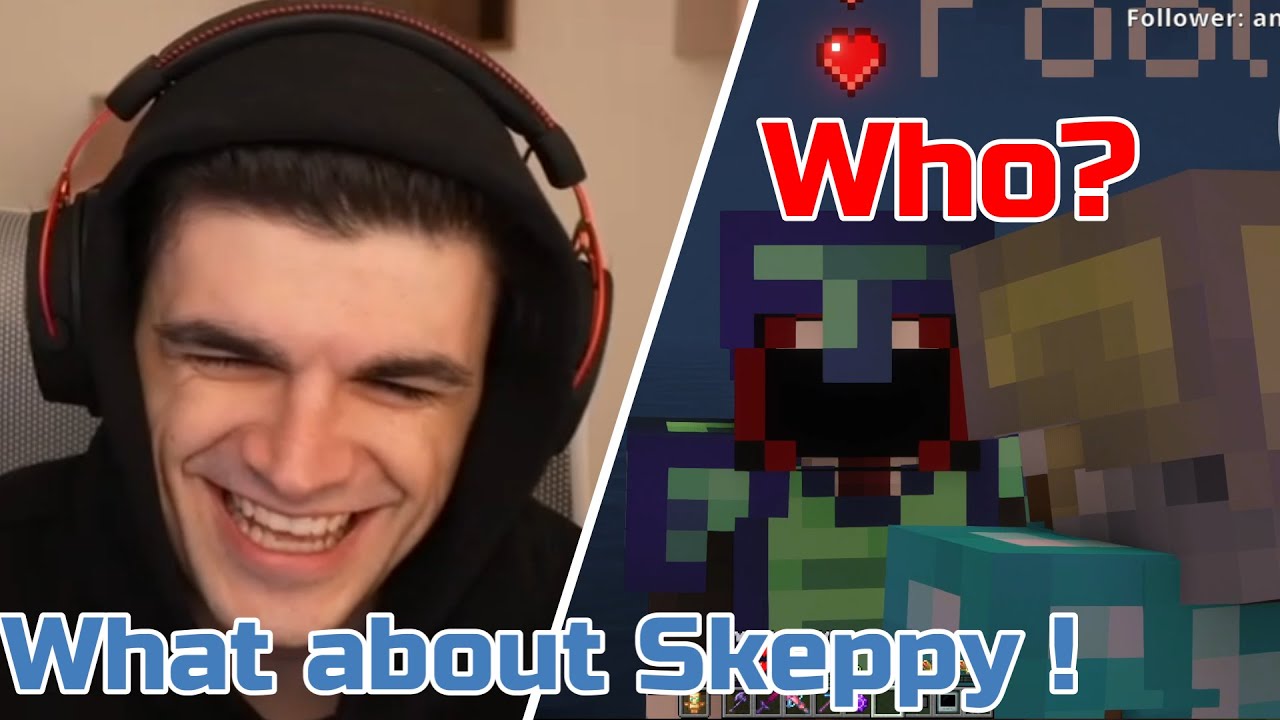 Badboyhalo Drinks a potion to forget about Skeppy as A Character On QSMP Minecraft.