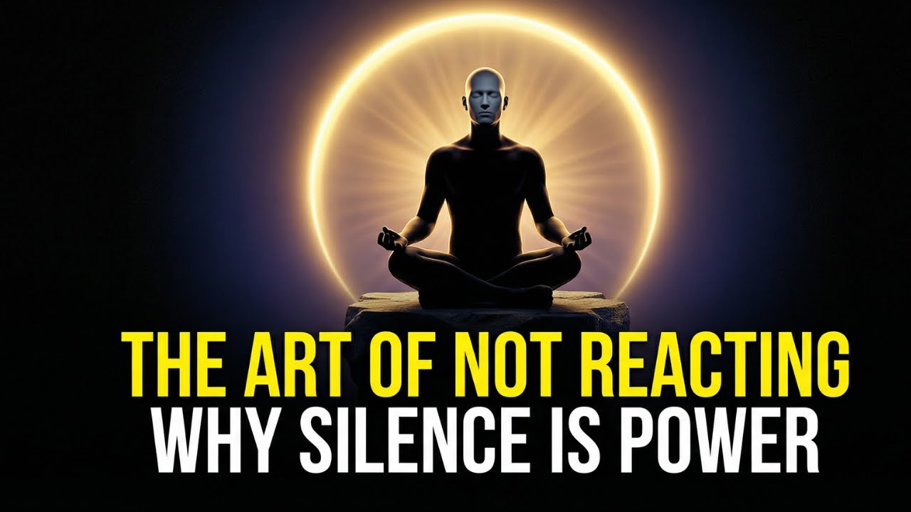 The Art of Not Reacting