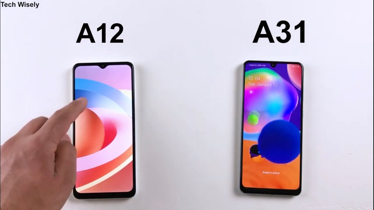 SAMSUNG A12 vs A31 Speed Test