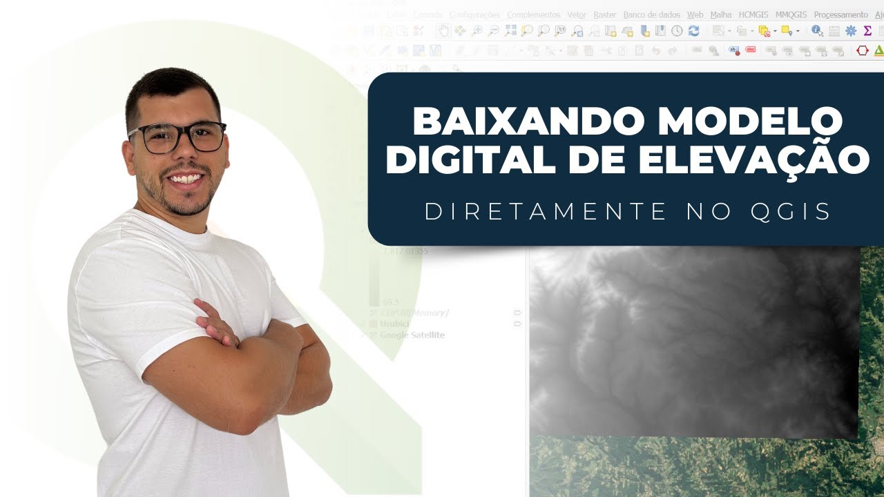 Como baixar Modelo Digital de Elevação (MDE) no QGIS