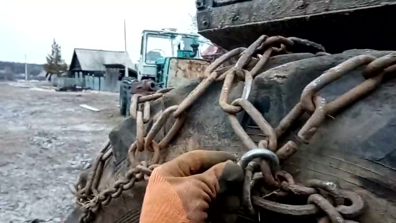 Сделайте так, не пожалеете. Цепи на трактор