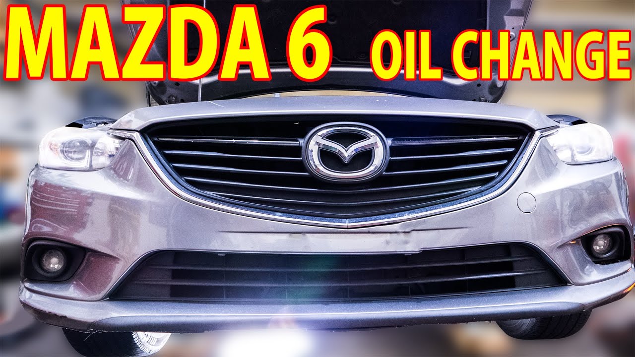 Mazda 6 2.5L 3rd Gen - Engine Oil Change - 2014-2024 - Super Easy