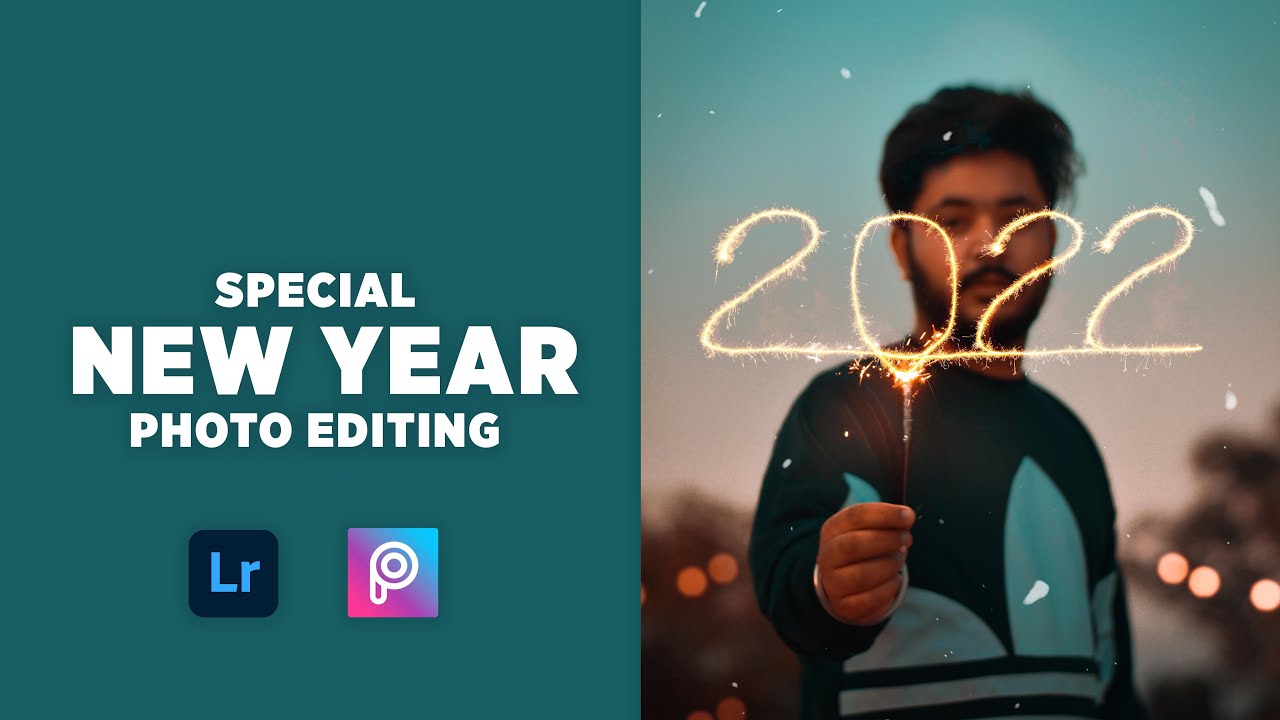 Special New Year Photo Editing Tutorial - New year 2022 Photo Editing - Sukh Dhiman