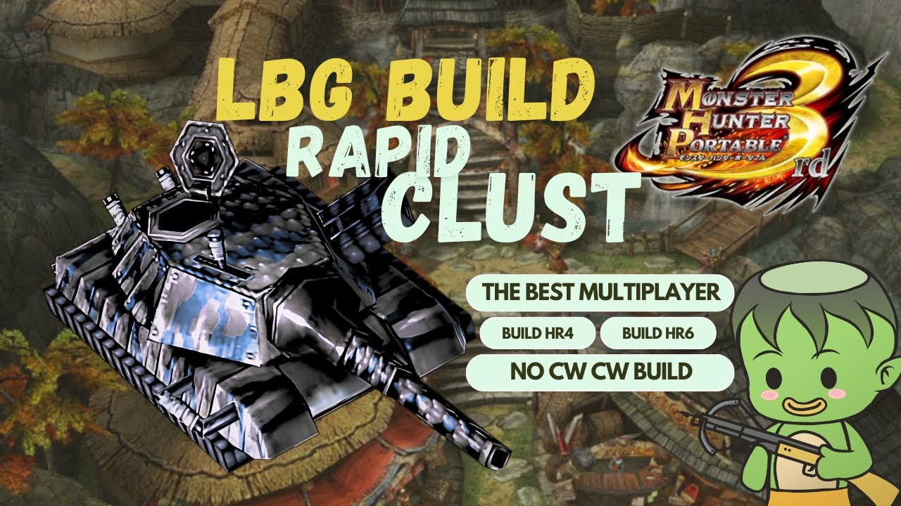 Bahas Build Rapid Cluster Shot LBG Black Tigrex Panzer
