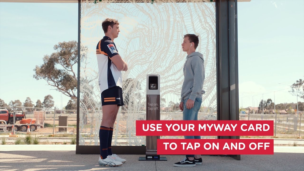 Canberra light rail safety video, starring the Brumbies