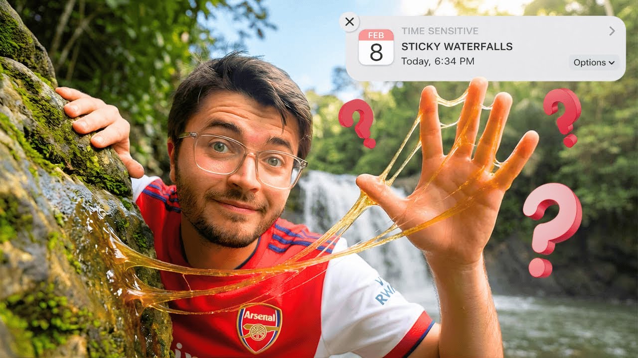 I Climbed The Stickiest Waterfall In The World