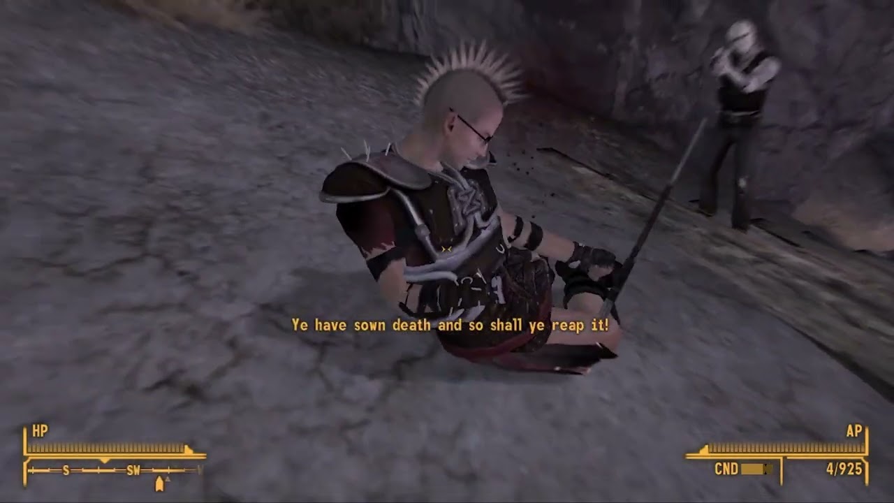 Fallout New Vegas: Joshua Graham Singlehandedly Killing All of Legion