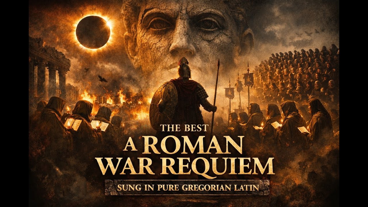 Epic Roman War Requiem Choir mix – Gregorian Latin Chant with Stunning Rome, Milan & Venice Shots