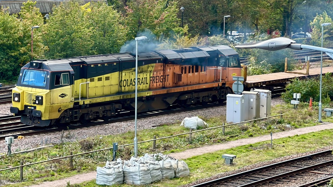 Colas Class 70 at Basingstoke, SWML, 12/9/2025 | Boom Trainspots