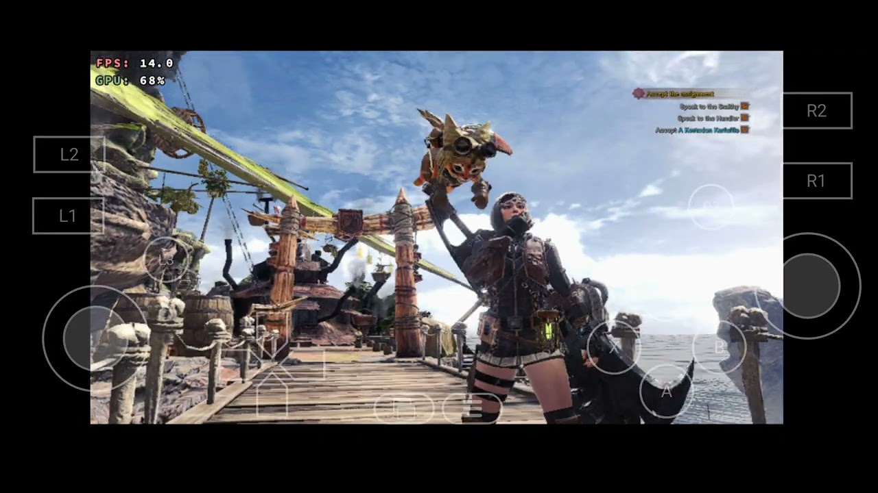 Winlator 10 Monster Hunter World 8+gen1
