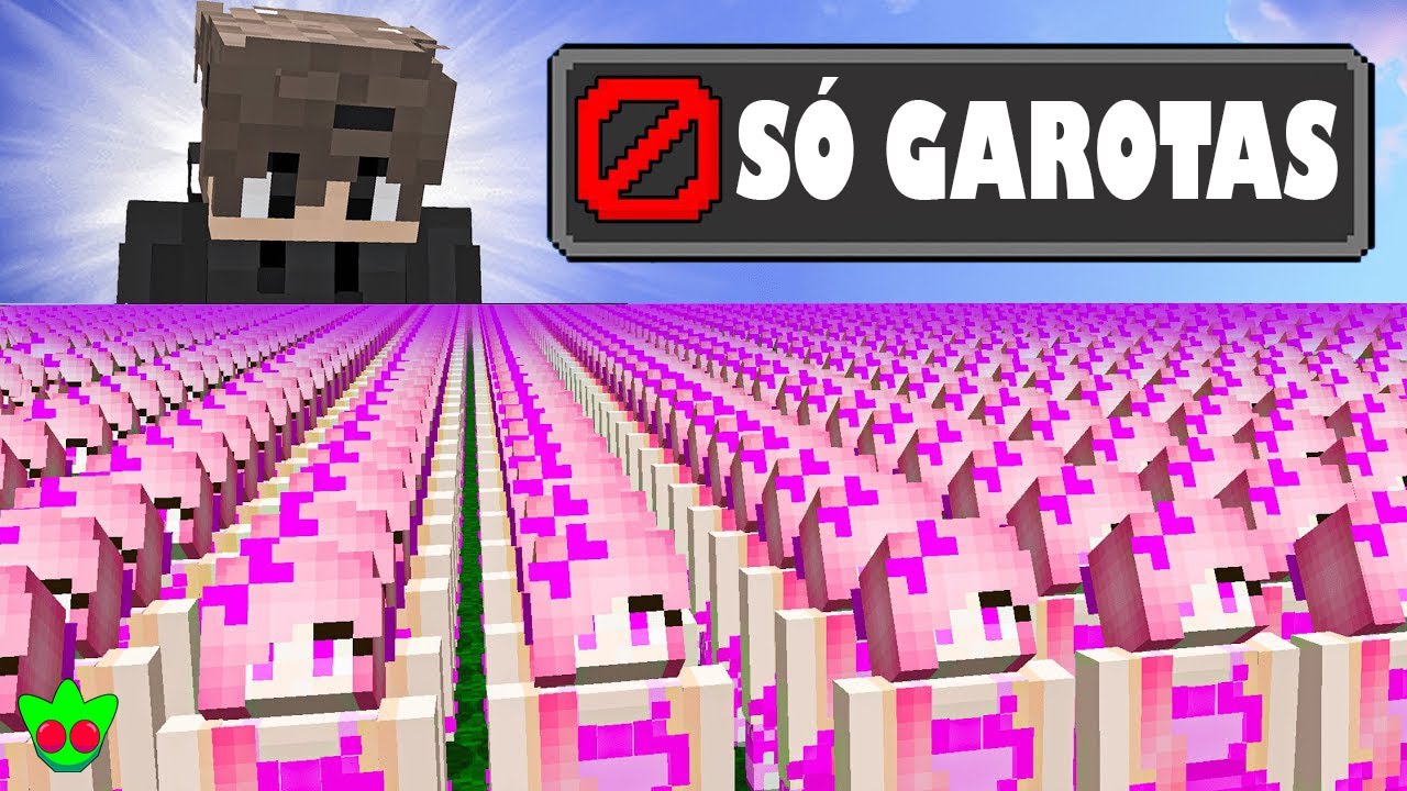 1 MILH&Atilde;O DE GAROTAS ME CA&Ccedil;ARAM NO MINECRAFT | Minecraft Curios (Dublado)