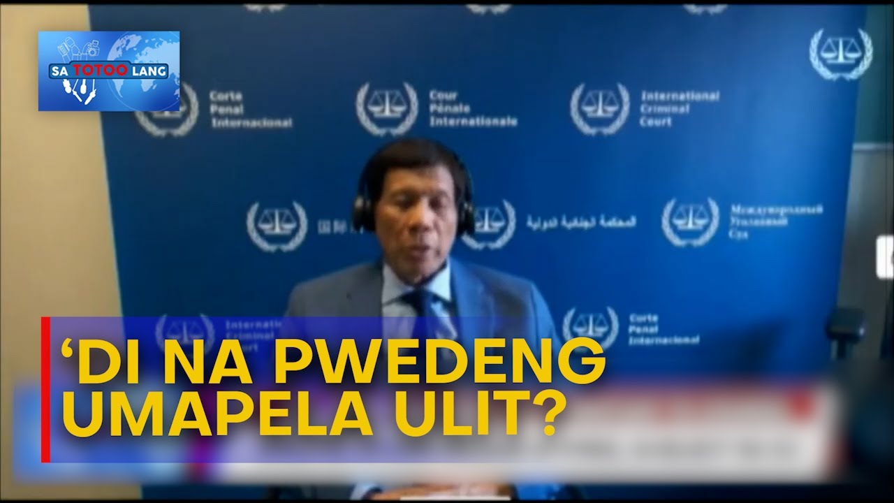 Conti: Final na ang ICC denial sa interim release ni Duterte | Sa Totoo Lang