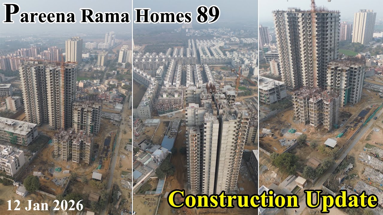 Pareena Rama Homes Sec 89 Gurgaon | Construction Update Rama Homes 89