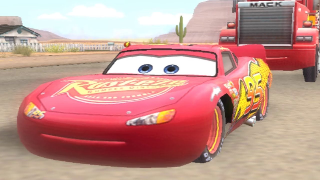 Disney Cars Lightning McQueen Desert Racing Begins Walkthrough