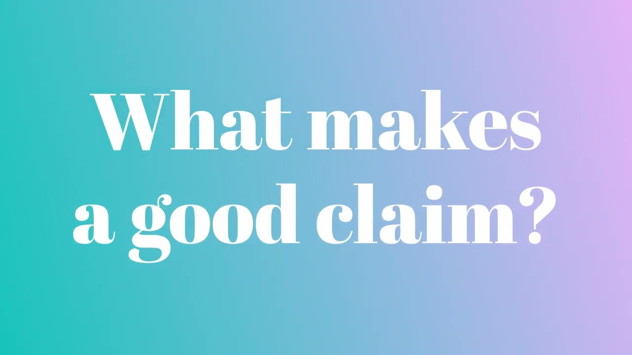 How to Write Effective Claims