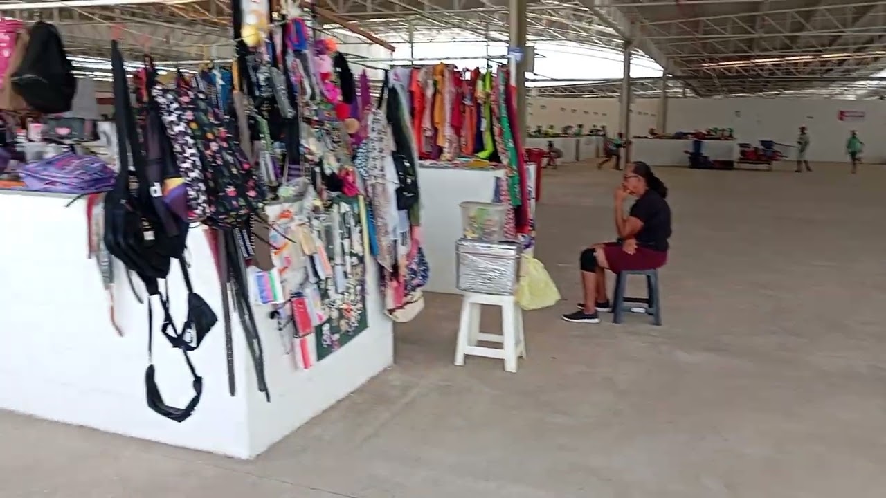 Centro comercial dos feirantes em São Sebastião do Passé BA Reportagem Gendilson canal tv