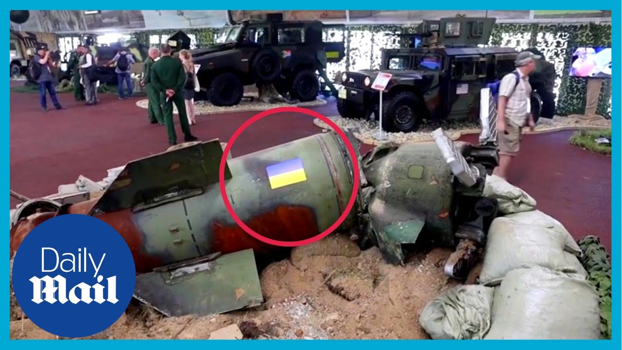 Russia shows off stolen Ukrainian weapons at arms sales convention