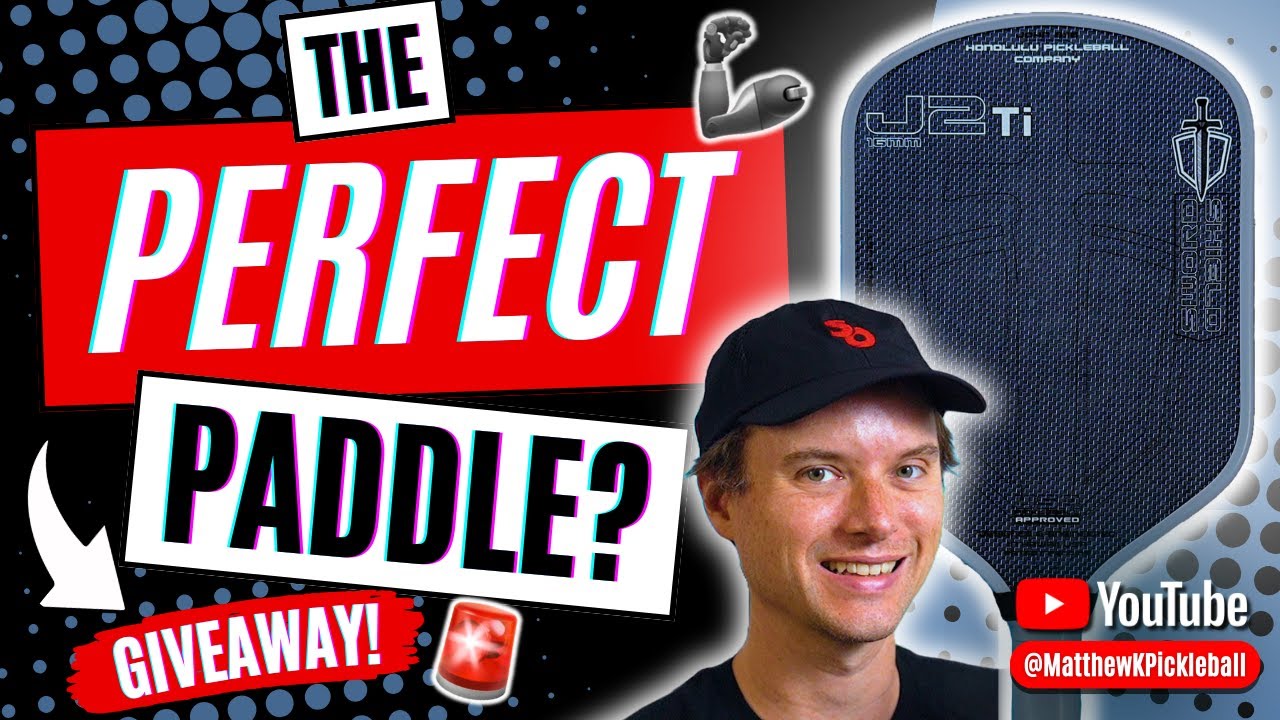 Honolulu J2Ti 🦾 Titanium Pickleball Paddle Review & Giveaway: The Perfect Paddle?