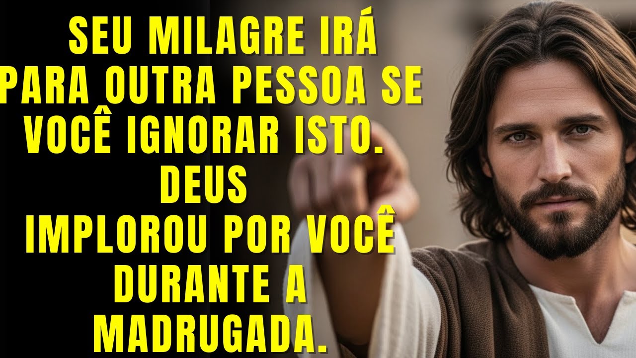DEUS DIZ: ALERTA CELESTIAL URGENTE: SEU MILAGRE IRÁ PARA OUTRA PESSOA SE VOCÊ IGNORAR ISTO.