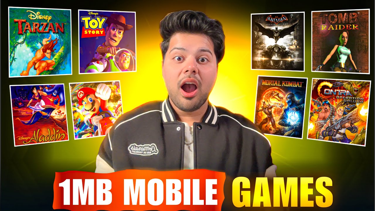 TOP 10 Best Mobile Games Under 1MB | HD Graphics | Play All Arcade Retro Games on Mobile