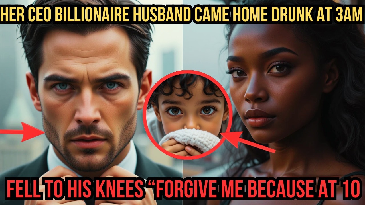Her Billionaire CEO Husband Came Home Drunk At 3am And Fell To His Knees Forgive Me Because At 10