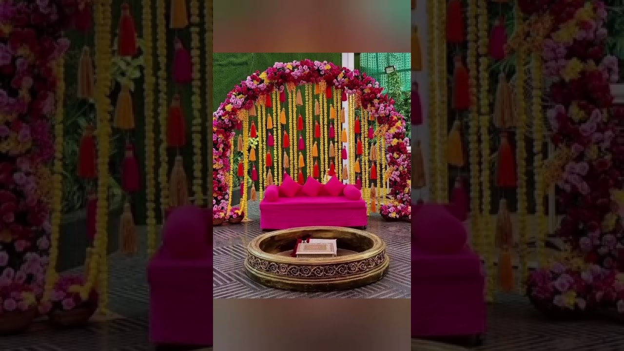 Mehndi Stage Design 2023