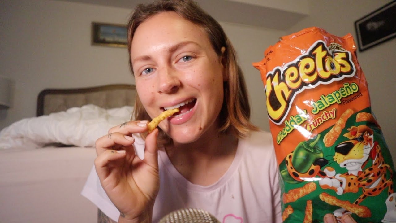 ASMR | JALAPEÑO CHEETOS MUKBANG🥵*Super Spicy and Crunchy*