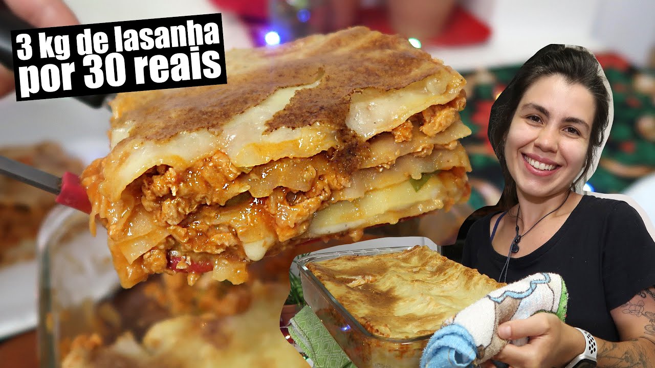 FIZEMOS UMA LASANHA TAMANHO FAMÍLIA - DE 3KG - POR R$30 | TÁ NO LUCRO OU NÃO TÁ? #02 | TNM Vegg