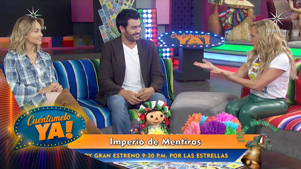 Andrés Palacios y Angelique Boyer hablan de la producción de 'Imperio de mentiras' | Cuéntamelo YA!