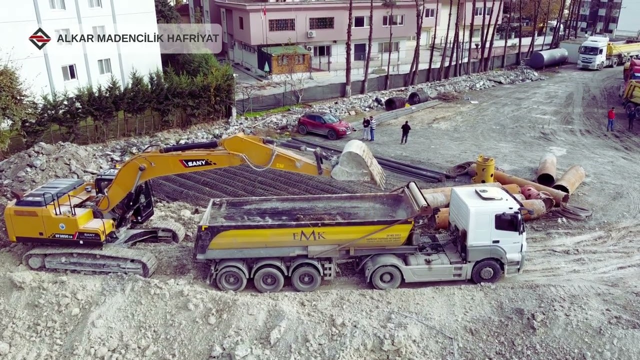 Hafriyat Çalışmaları | Kazı-Yükleme-Nakliye Operasyonu – ALKAR Madencilik