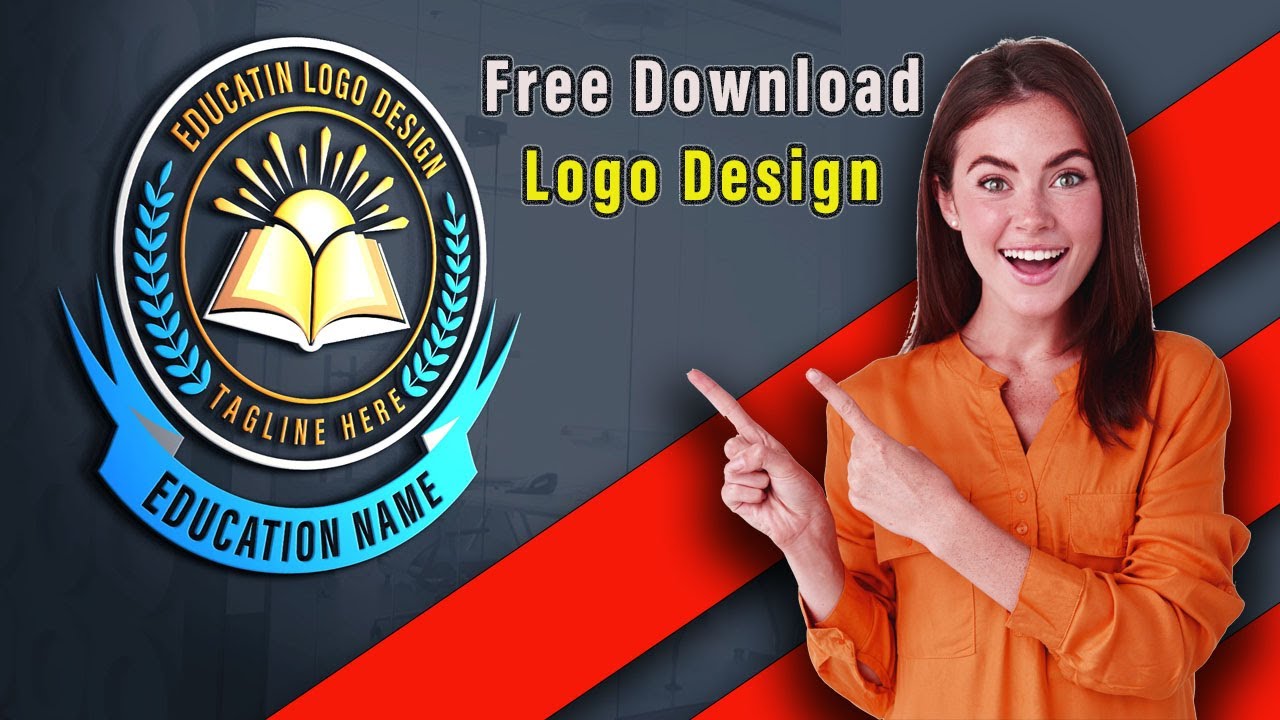 How to make an Education logo Design in illustrator-Rasheed RGD