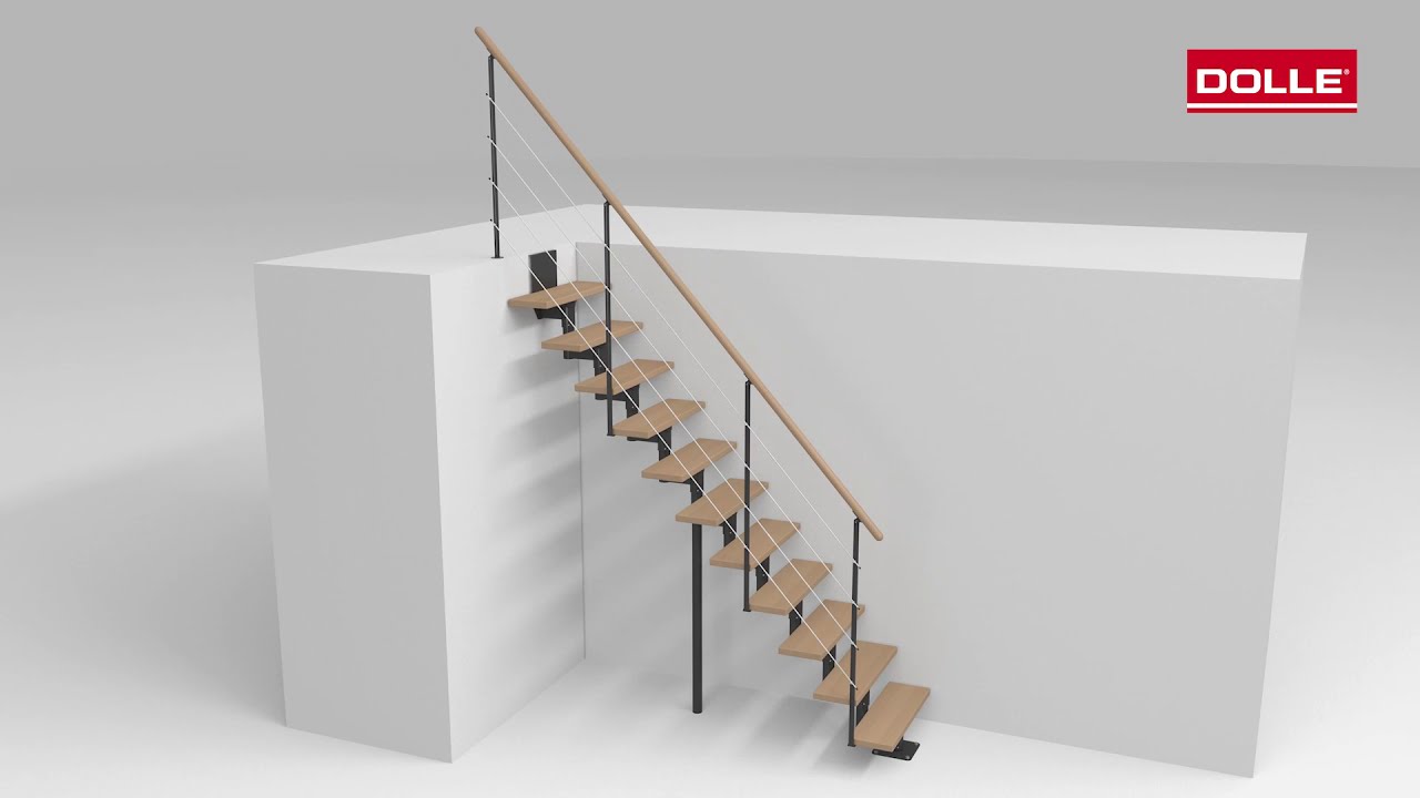 Montagevideo Mittelholmtreppe DOLLE Boston - gerade