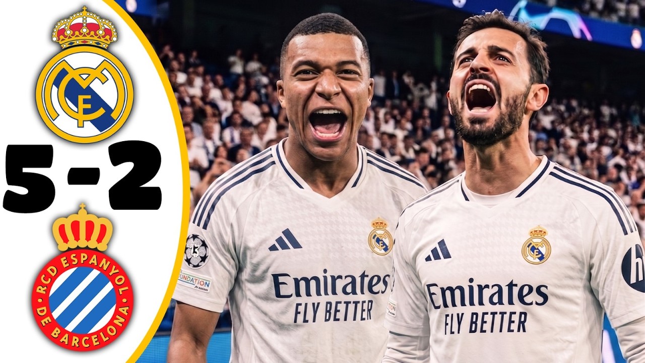 Real Madrid vs Espanyol 5-2 - All Goals & Highlights - 2026