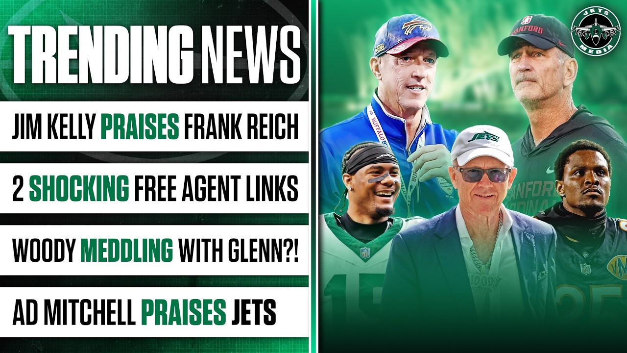 🚨 Jets NEWS: Frank Reich PRAISED, 2 Free Agents LINKED To Jets, Woody Johnson News + More