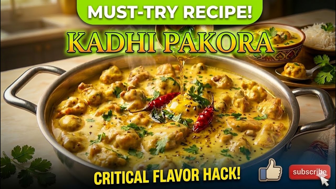 Kadhi Pakora recipe 