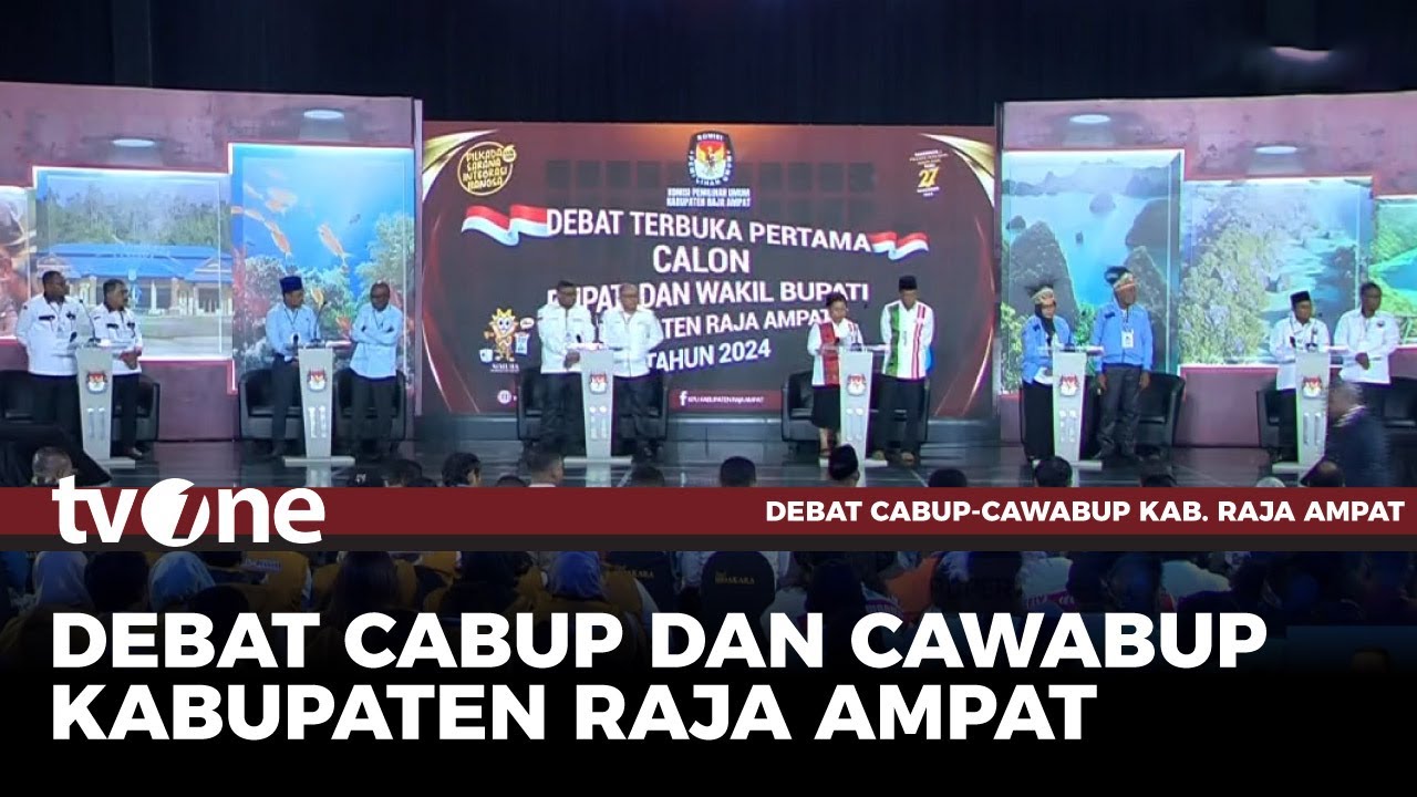 [FULL] Debat Cabup dan Cawabup Kabupaten Raja Ampat | tvOne