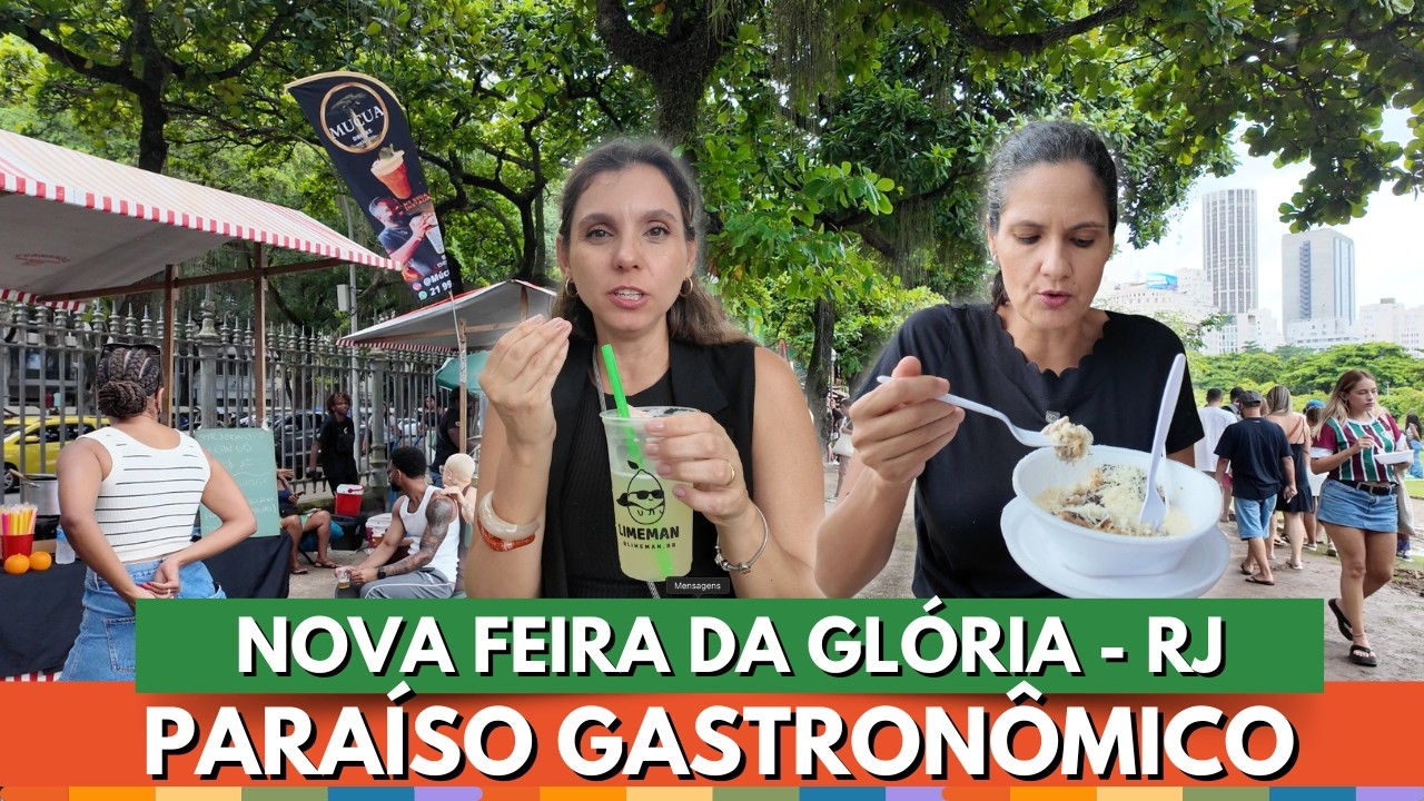Como está a NOVA ESTRUTURA da FEIRA DA GLÓRIA - RJ