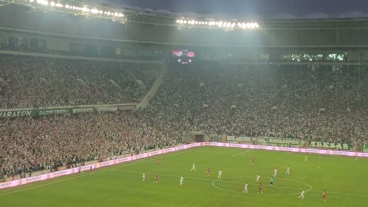 BURSASPOR TOKATSPOR 15 EYLÜL 2024 HEP BERABER HEP BERABER TRİBÜN ŞOV TÜM STAD
