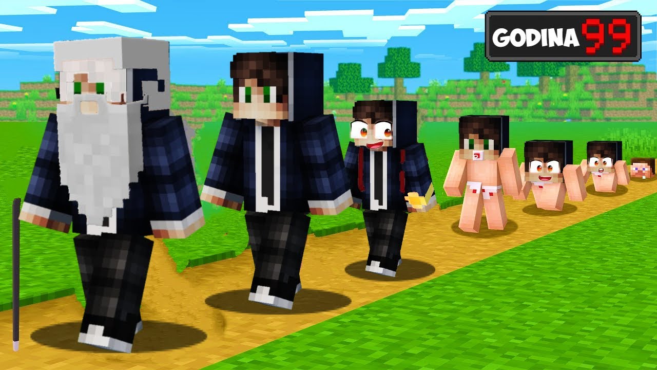Od Rođenja Do Smrti U Minecraftu...