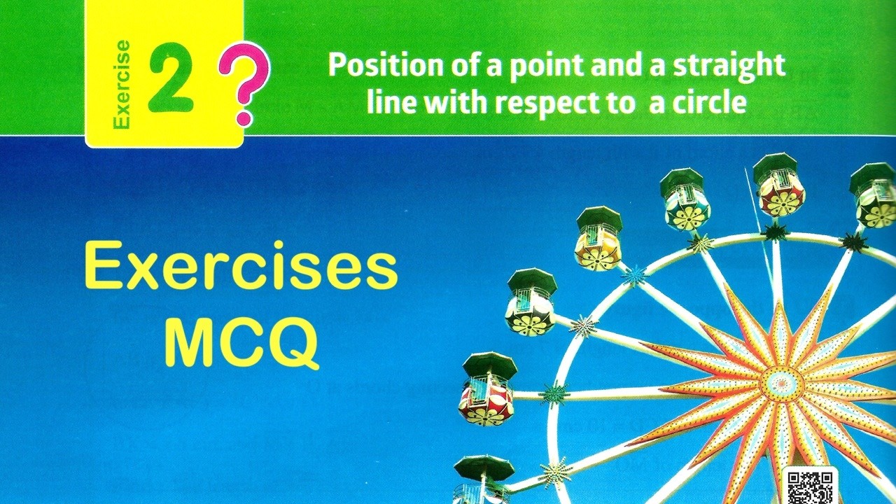 Prep3\ Math 2026 - 2nd term\ Unit 4 \ Lesson 2 \ Position of a point and a straight line - Exercises