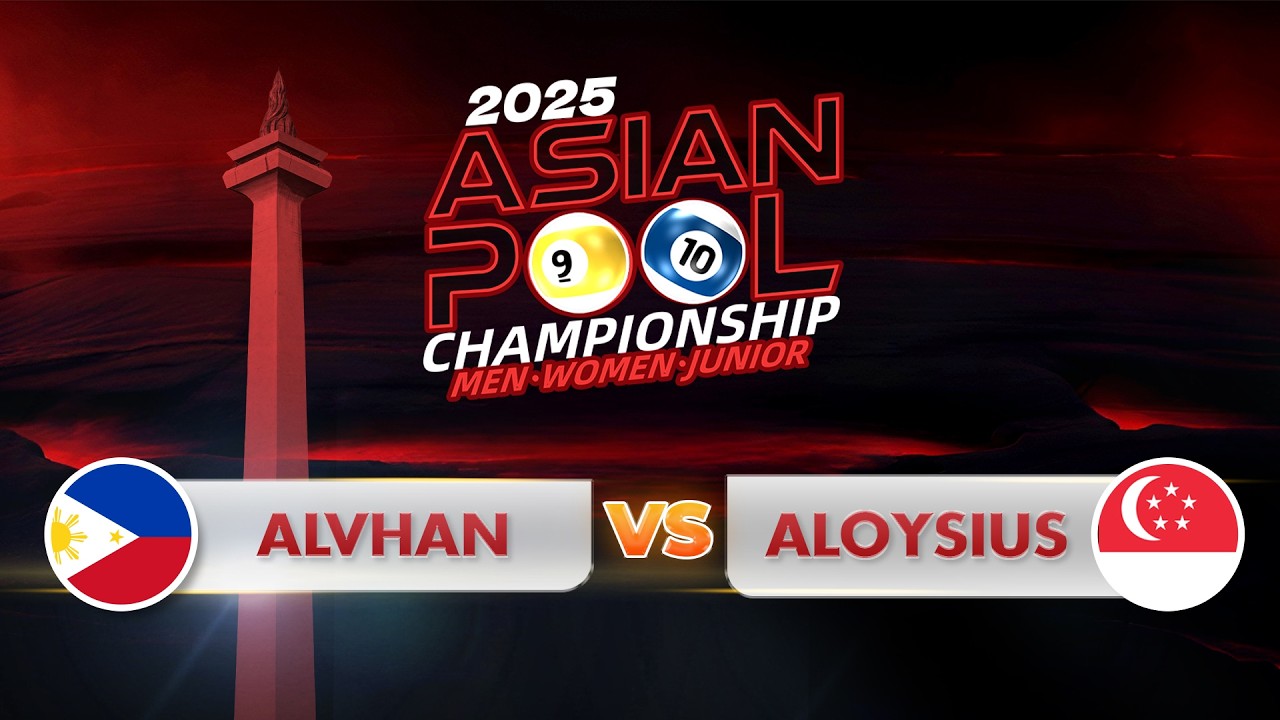FULL MATCH! ALVHAN MALUTO (PHI) VS (SGP) ALOYSIUS YAPP | ASIAN POOL CHAMPIONSHIP 2025
