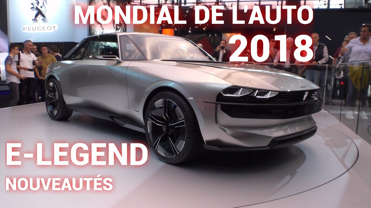 [4K] Mondial De L'Auto 2018 Paris : Les Nouveautés - E-LEGEND.