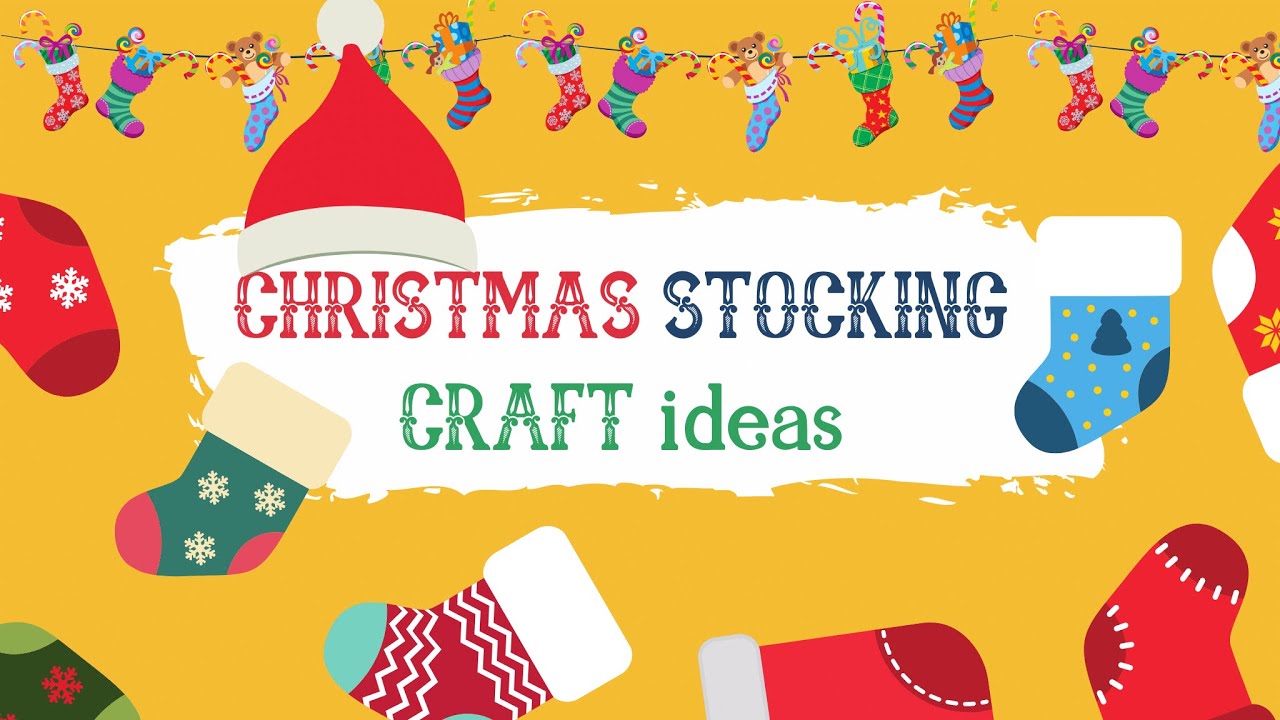 MAKE YOUR CHRISTMAS STOCKING | CHRISTMAS PAPER CRAFT IDEAS | CHRISTMAS CRAFTS FOR KIDS
