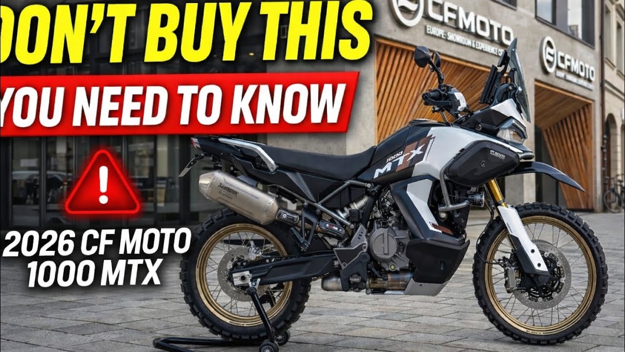 Nie kupuj modelu CFMOTO 1000MT-X z 2026 r., dop&oacute;ki tego nie obejrzysz!