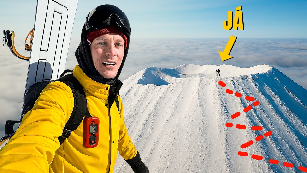 Sjezd japonské sopky na snowboardu / Yotei, Hokkaido 🇯🇵 