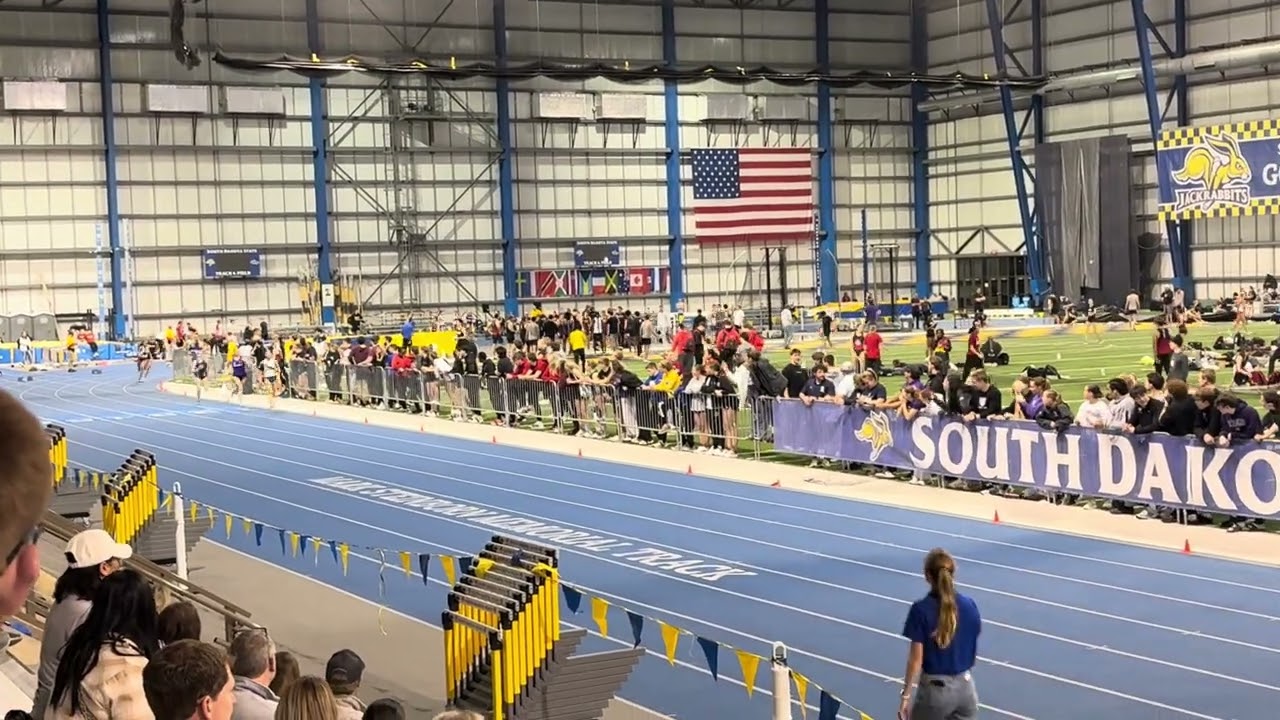 Jenna 4x400 2/14/26 first leg for a 55:28 for the relay win 3:43.66