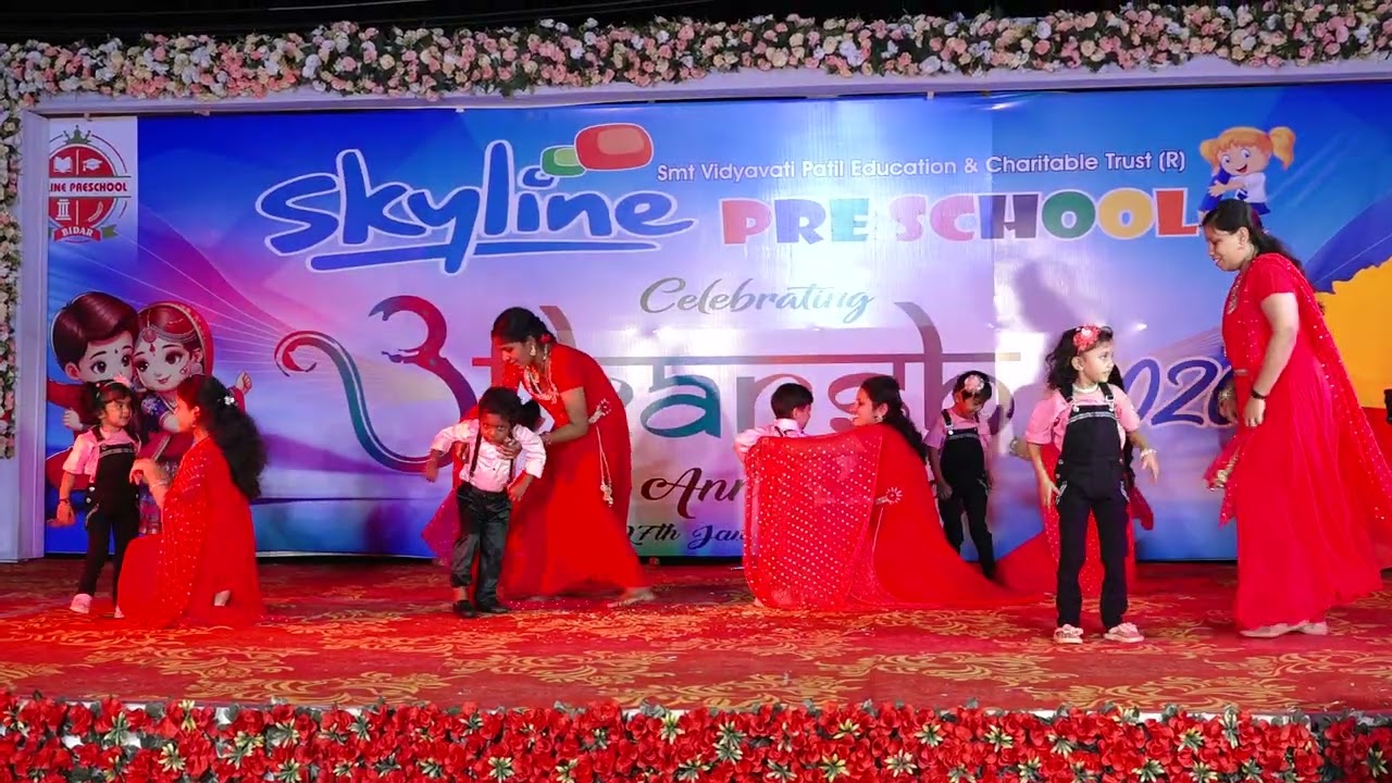 aashiyan, tujme rab dikhta hai , luka chupi ,mother kid theme dance performance at skyline preschool