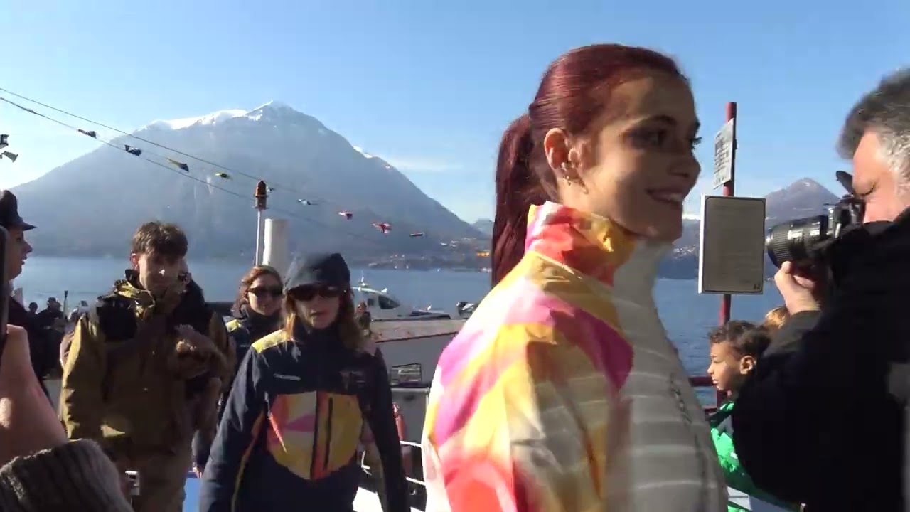 Passaggio della fiamma olimpica a Varenna