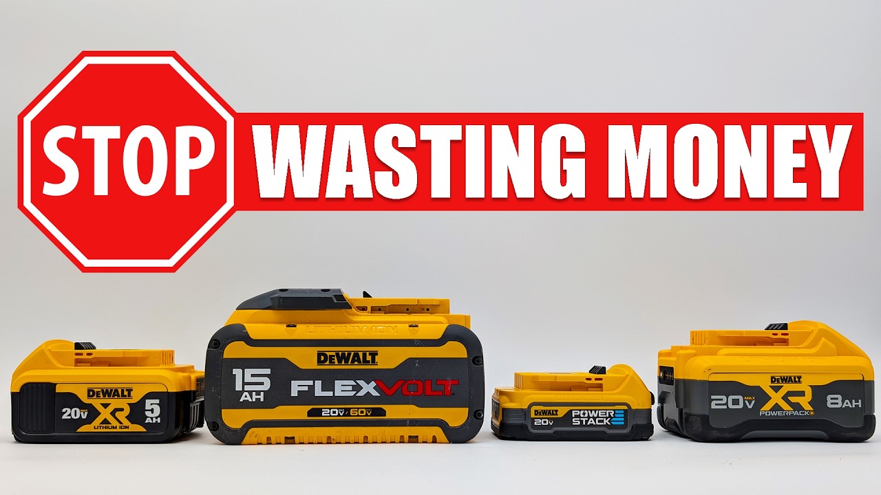 Ваша ПОКУПКА и ИСПОЛЬЗОВАНИЕ аккумуляторов DeWALT 20V и FLEXVOLT НЕПРАВИЛЬНЫ!
