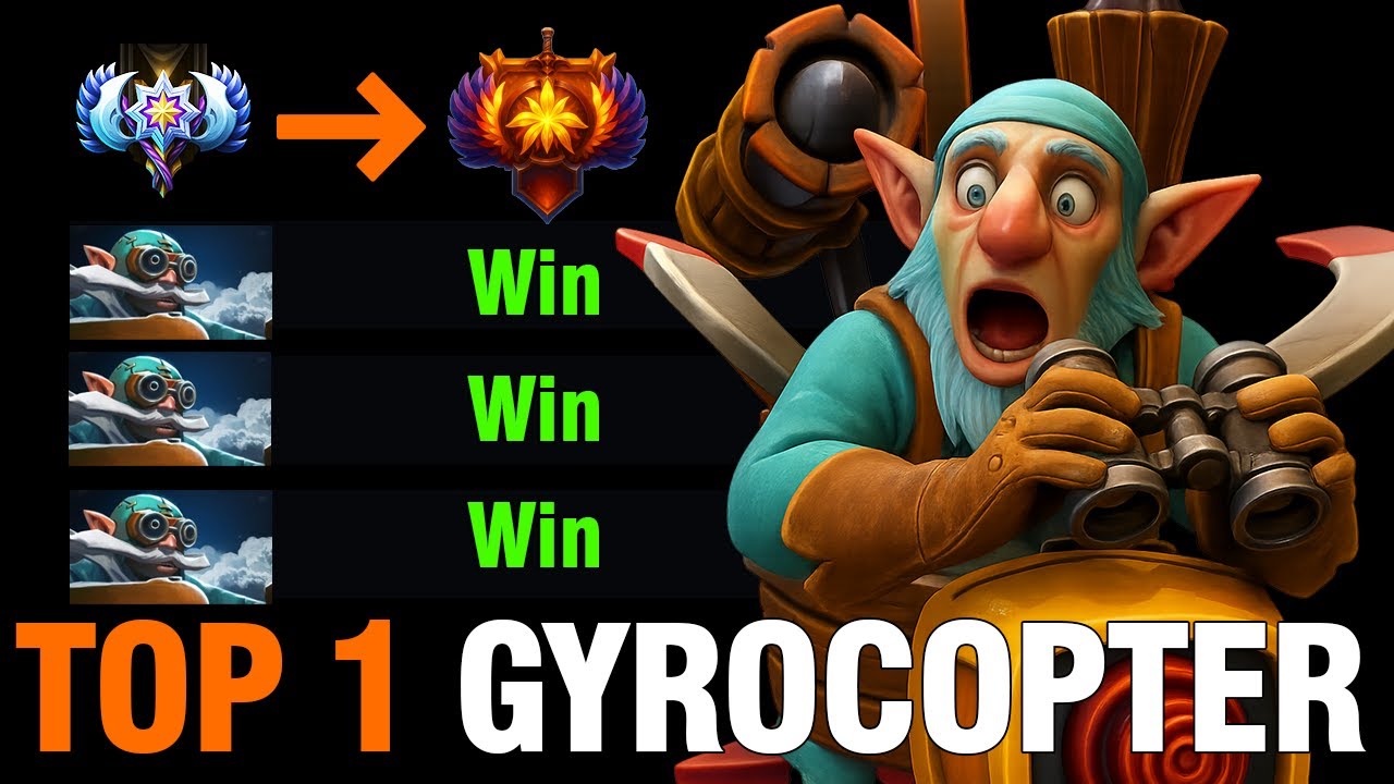 Unstoppable Gyrocopter Easy Lane — Jaw-Dropping Outplays And Map Pressure